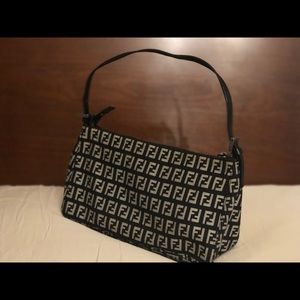 Vintage Black & White Fendi Bag